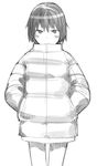  amagami greyscale monochrome nanasaki_ai short_hair sketch smile solo yu_65026 