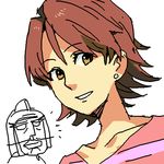  1girl face general_vamp lowres saitou_yahu sketch tentai_senshi_sunred uchida_kayoko 