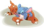  argon_vile crossover digimon guilmon lilo_and_stitch stitch 