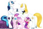  arareroll friendship_is_magic my_little_pony prince_blueblood princess_cadence shining_armor 