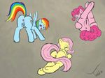  fluttershy friendship_is_magic my_little_pony pinkie_pie rainbow_dash tasteful-clopper 