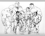  beast bruno_(artist) colossus hulk juggernaut strong_guy wolverine 