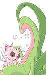  blush celebi duo female feral grovyle hand_on_head interspecies male mikazuki_karasu nintendo oral oral_sex penis plain_background pok&#233;mon pok&#233;mon_mystery_dungeon porkyman porkyman_mystery_dungeon sex shiny_pok&#233;mon size_difference straight sweat tapering_penis video_games white_background 