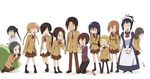  6+girls :q amakusa_shino bad_id bad_pixiv_id black_eyes black_hair blonde_hair brown_eyes brown_hair dejima_sayaka everyone hagimura_suzu hata_ranko igarashi_kaede koga_(pasuka) long_hair mitsuba_mutsumi multiple_boys multiple_girls open_mouth pantyhose school_uniform seitokai_yakuindomo shichijou_aria smile todoroki_nene toki_(seitokai_yakuindomo) tongue tongue_out tsuda_kotomi tsuda_takatoshi yokoshima_naruko 