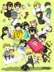  6+girls awakusu_akane celty_sturluson chibi durarara!! harima_mika heiwajima_kasuka heiwajima_shizuo highres hijiribe_ruri kadota_kyouhei kaforio_kaforio karisawa_erika kida_masaomi kishitani_shinra multiple_boys multiple_girls orihara_izaya orihara_kururi orihara_mairu ryuugamine_mikado simon_brezhnev sonohara_anri tanaka_tom togusa_saburou vorona yagiri_namie yagiri_seiji yumasaki_walker 