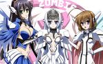  3girls breasts cleavage cosplay eucliwood_hellscythe female flat_chest haruna_(kore_wa_zombie_desu_ka?) kore_wa_zombie_desu_ka? multiple_girls nomizu_iori seiyuu_connection seraphim_(kore_wa_zombie_desu_ka?) small_breasts sora_no_otoshimono 