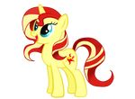  cutie_mark cyan_eyes equestria_girls equine female feral friendship_is_magic hair horn mammal my_little_pony plain_background red_hair smile solo standing sunset_shimmer_(eg) sunset_shimmer_(mlp) transparent_background unicorn 