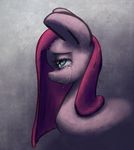  chromaskunk collaboration equine female feral friendship_is_magic fur hair horse mammal my_little_pony peanutbtter pink_fur pink_hair pinkamena_(mlp) pinkie_pie_(mlp) pony portrait sad solo tears 