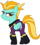 angry bigger_version_at_the_source equine female friendship_is_magic horse lightning_dust_(mlp) my_little_pony pegasus philipp04 pony shadowbolts_(mlp) solo wings 