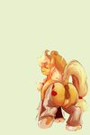  anatomically_correct_pussy animal_genitalia anus applejack_(mlp) assless_chaps blonde_hair butt cowboy_hat cutie_mark edit equine equine_pussy female feral freckles friendship_is_magic fur green_eyes hair hat horse looking_at_viewer mammal my_little_pony orange_fur plain_background pony presenting puffy_anus pussy solo sundown_(artist) sunnysundown 