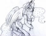  black_and_white butt buttercup_saiyan cutie_mark equine female feral friendship_is_magic horn horse licking looking_at_viewer looking_back mammal monochrome my_little_pony pony presenting presenting_hindquarters presenting_pussy princess_luna_(mlp) pussy sketch solo tongue tongue_out winged_unicorn wings 