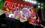  apple_bloom_(mlp) clothed clothing cub cutie_mark_crusaders_(mlp) drums english_text equine eyes_closed female feral friendship_is_magic fur group guitar hair hi_res holding horn horse killryde lights makeup mammal microphone multi-colored_hair music my_little_pony open_mouth orange_fur pegasus pony purple_hair red_hair rock_music scene scootaloo_(mlp) short_hair signature singing smile spread_wings sweetie_belle_(mlp) text tongue two_tone_hair unicorn white_fur wings yellow_fur young 