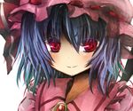  bad_id bad_pixiv_id blue_hair hat hinase_haruka red_eyes remilia_scarlet smile solo touhou 