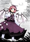  bad_id bad_pixiv_id hat mystia_lorelei night pink_hair solo touhou tsuga_kyousuke wings 