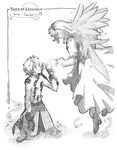  1girl greyscale lowres merines monochrome senel_coolidge shirley_fennes tales_of_(series) tales_of_legendia 