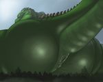  altair_terazed altairxxx ambiguous_gender anus big_anus big_butt butt giant grass huge_anus huge_butt looking_at_viewer looking_back macro male micro presenting presenting_hindquarters raised_tail reptile scalie smile solo teasing tree varus_(character) 