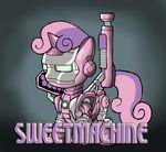  avengers english_text equine feral friendship_is_magic gun hair horn horse kenichi-shinigami machine mammal marvel mechanical my_little_pony ponification pony ranged_weapon robot shaded solo sweetie_belle_(mlp) text two_tone_hair unicorn war war_machine_(marvel) weapon 