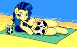  breasts equine eyewear female feral friendship_is_magic horse lying mammal milk milky_way_(character) my_little_pony p.chronos pony seaside solo sunglasses water 