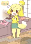  artist_request blush canine chocolate cooking dog doubutsu_no_mori female furry isabelle_(animal_crossing) mammal nintendo shizue_(doubutsu_no_mori) unknown_artist video_games 