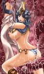  1girl ass breasts chains kappa_yoshimi large_breasts menace nipples queen&#039;s_blade queen's_blade restrained tentacle 