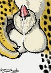  animal_genitalia ball_fondling ball_grab balls barbs cheetah close-up cryme_the_cheetah cum feline feline_penis fur khraym male mammal nude penis precum presenting realistic sheath sketch solo spots white_fur yellow_fur 