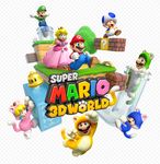  3d absurdres animal_ears blonde_hair brown_hair cat_ears cat_paws copyright_name crown dress dual_persona facial_hair gloves hat highres luigi mario mario_(series) mustache nintendo official_art overalls paws princess_peach smile super_mario_3d_world super_mario_bros. toad toad_(mario) 