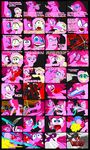  angry blade blood blue_eyes boom crying cutie_mark dismemberment equine eyes female feral fluttershy_(mlp) friendship_is_magic fur group gun hair horse knife mammal my_little_pony pink_fur pink_hair pinkamena_(mlp) pinkie_pie_(mlp) pony punch ranged_weapon silhouette square_crossover tears text tyrranux weapon yellow_fur 