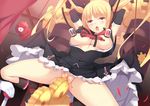  blazblue bondage breasts censored cum daiaru no_bra nopan rachel_alucard tagme 