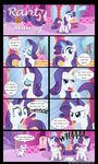  bag blue_eyes comic cub cutie_mark dialog english_text equine eyes_closed eyeshadow female feral friendship_is_magic fur glowing hair horn horse levitation magic makeup mammal mlp-silver-quill my_little_pony pony purple_hair rarity_(mlp) sweetie_belle_(mlp) text two_tone_hair unicorn white_fur young 
