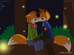  anthro canine clothed clothing cub cute duo feline female firefly flat_chested fox incest kissing lynx male mammal nervous samkin samkin_(character) sandra sandra_(samkin) shy sibling tom tom_(samkin) twins voyeur young 