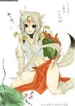  amaterasu animal_ears ookami tail wolf_ears wolf_tail 