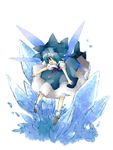  bad_id bad_pixiv_id blue_eyes blue_hair cirno pecoe short_hair solo touhou wings 