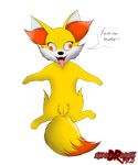  alpha_channel anus black_nose canine derp english_text female fennec fennekin feral fox invalid_tag mammal nintendo orange_eyes paws pok&#233;mon pok&eacute;mon pussy shadowprints solo text video_games 