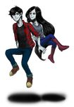  adventure_time alpha_channel clothed clothing duo female male marceline marshall_lee plain_background red_eyes smile transparent_background vampire 