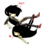  adventure_time alpha_channel cute eye_contact female flying katzenmew male marceline marshall_lee plain_background smile straight transparent_background vampire 
