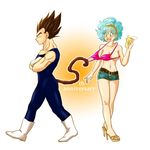  bulma bulma_briefs dragon_ball vegeta 