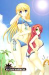  bikini ran_(artist) rebecca_randall seikoku_no_dragner silvia_lautreamont swimsuits 