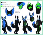  ambiguous_gender blue_fur canine cub fox fur mammal model_sheet solo young zerinmorthallos 