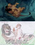 anal anal_penetration anus claws disney feline female feral fingering forced lion male meme nailed_it open_mouth outside penetration penis pussy rape reallynxgirl sarabi scar_(the_lion_king) sex shippo the_cooler the_lion_king 