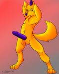  amber_eyes anthro arms_behind_head ball balls bipedal body_hair canine chest_tuft digital_media_(art) dog fluffy_tail front_view full-length_portrait fur gay gradient_background happy_trail hi_res humanoid_penis kiwi95 kiwi95_ looking_at_viewer male mammal nipples nude orange_eyebrows orange_fur penis pink_background pink_nipples plain_background pose purple_nose purple_penis seductive signature solo spread_legs spreading standing three-quarter_view tuft 