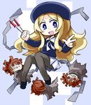  beret blonde_hair blue_eyes frenda_seivelun hat kugelschreiber long_hair skirt solo to_aru_kagaku_no_railgun to_aru_majutsu_no_index 