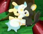  arti4000 emolga group interspecies nintendo panchirisu pikachu pok&eacute;mon rodent sex squirrel threesome video_games 