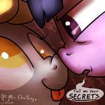  blonde_hair boop derpy_hooves_(mlp) duo english_text equine eye_contact eyes female friendship_is_magic fur grey_fur hair horse mammal my_little_pony nose_boop pony purple_eyes purple_fur purple_hair siden smile text tongue tongue_out twilight_sparkle_(mlp) yellow_eyes 