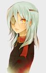  blue_hair ediblepanda eyepatch face inazuma_eleven inazuma_eleven_(series) lips male_focus orange_eyes sakuma_jirou school_uniform solo teikoku_school_uniform upper_body 