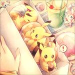  bad_id bad_pixiv_id box cookie doughnut eating food gen_1_pokemon gen_2_pokemon gen_6_pokemon ice_cream ice_cream_float in_box in_container jewelry jigglypuff kabocha_torute kamen_rider kamen_rider_wizard_(series) marill melon_soda n_(pokemon) pikachu pokemon pokemon_(creature) pov ring sylveon too_many too_many_pikachu 