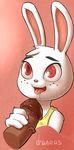  animal_crossing clothing disembodied_penis draneas duo english_text female freckles fur handjob lagomorph male mammal nintendo penis rabbit red_eyes ruby_(animal_crossing) saliva sex straight text tongue video_games white_fur 