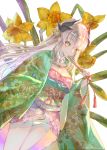  cleavage fate/grand_order kimono kiyohime_(fate/grand_order) natsu_jirushi pantsu 