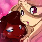  blush bust cute equine female friendship_is_magic horn horse looking_at_viewer mammal my_little_pony open_mouth pony revadiehard unicorn 