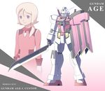  absurdres emily_armond gundam gundam_age gundam_age-1 highres mecha mobile_suit sword weapon 