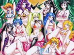  6+girls armpits arms_up bakuretsu_tenshi black_hair blonde_hair breasts code_geass cornelia_li_britannia female hair_over_one_eye harem ichihara_yuuko ikkitousen jadenkaiba large_breasts legs long_hair mario_(series) midriff misty_lola multiple_girls natsume_(pokemon) nintendo pokemon purple_hair rosalina_(mario) rosetta_(mario) ryomou_shimei sei sherry_leblanc super_mario_bros. super_mario_galaxy tenjouin_asuka xxxholic yu-gi-oh! yu-gi-oh!_gx yuu-gi-ou_5d&#039;s yuu-gi-ou_5d's yuu-gi-ou_gx 